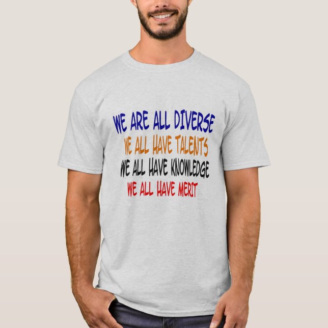 Nós somos tudo t-shirt diverso (Frente)