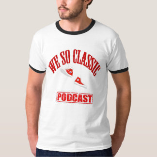 Nós t-shirt tão clássico da campainha do Podcast