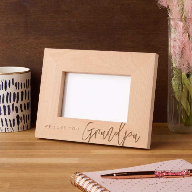 Nós te amamos vovô, tipografia moderna (Left)