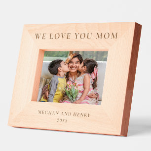 Nós Te Amo Mãe Foto Personalizada Presente