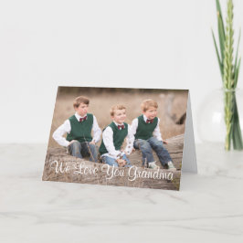 Nós Te Amo O Cartão De Dia de as mães Da Vovó