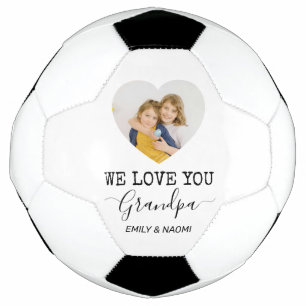 Nós Te Amo Vovô   Bola Personalizada de Futebol