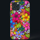 Nos Trópicos<br><div class="desc">Um Caso Moderno De iPhone 13 Pro Max Chic Projetado Com Esse Tema Tropical Colorida</div>