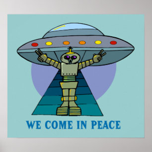 NÓS VIMOS NO POSTER DO ROBÔ DA PAZ