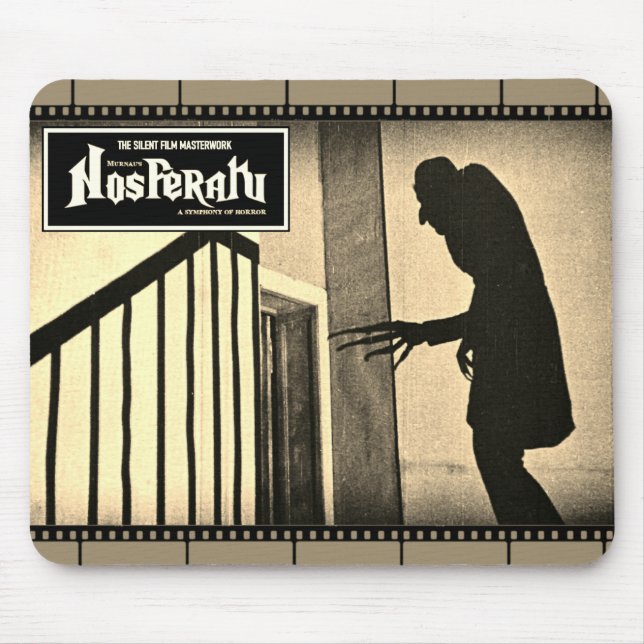 Nosferatu Clássico Filmstrip Mousepad (Frente)