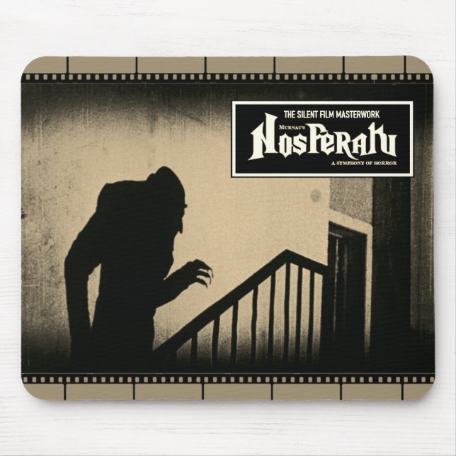 Nosferatu Clássico Filmstrip Mousepad (Frente)
