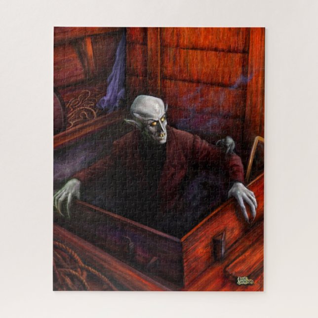 Nosferatu Demeter Cheio Cena Jigsee Quebra-cabeça (Vertical)