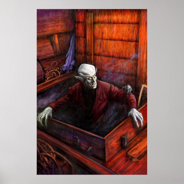 Nosferatu Demeter Poster - Cena de Cheio Gótica (Frente)
