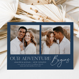 Nossa Aventura Começa O Anúncio Do Noivado Fotográ