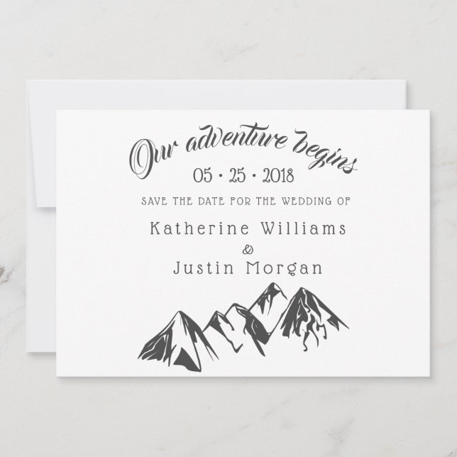 Nossa Aventura Começa ⎥ Salvar O Cartão com fotos  (Frente)