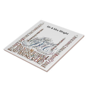 Nossa Cama Não Tem Portas copos De Azulejos Cerâmi