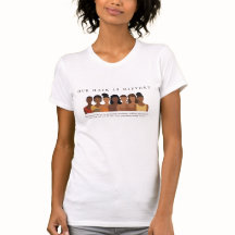 Nossa Camiseta de Apreciação do Cabelo Preto Histó