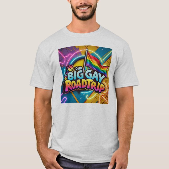 Nossa Camiseta de Viagem Gay (Frente)