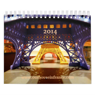 Nossa casa em France, calendário 2014