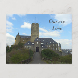 Nossa casa nova - nós movemos cartões do castelo