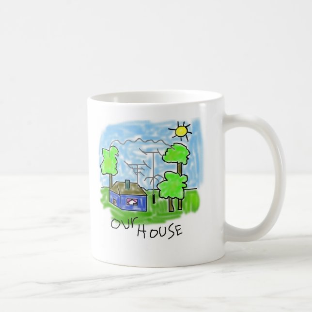 Nossa casa - rádio amador - caneca (Direita)