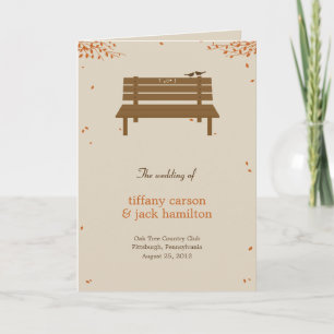 Nossa Ficha do Programa de Casamento Bench