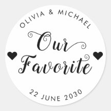 Nossa Noiva Favorita Etiqueta de noiva Casamento F