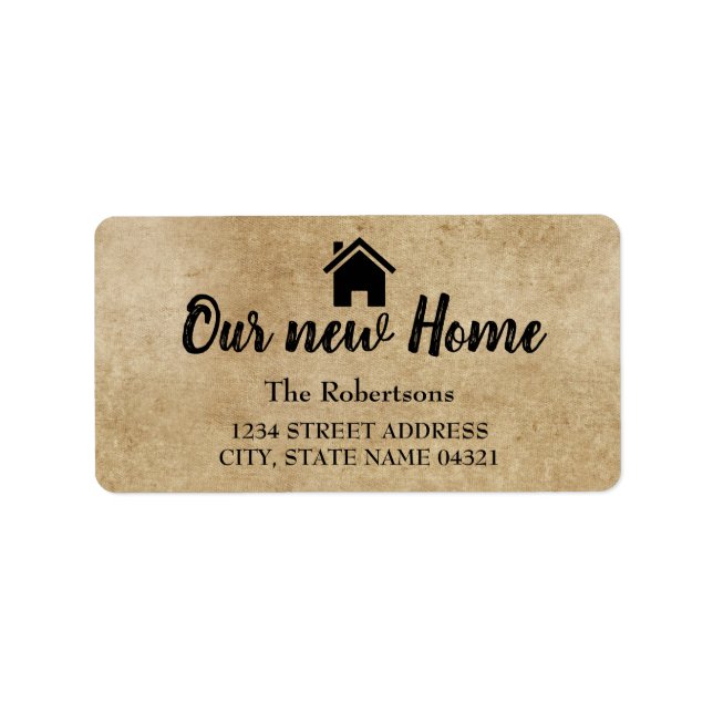 Nossa Nova Etiqueta Home (Frente)