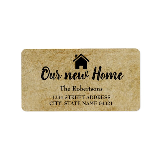 Nossa Nova Etiqueta Home (Frente)