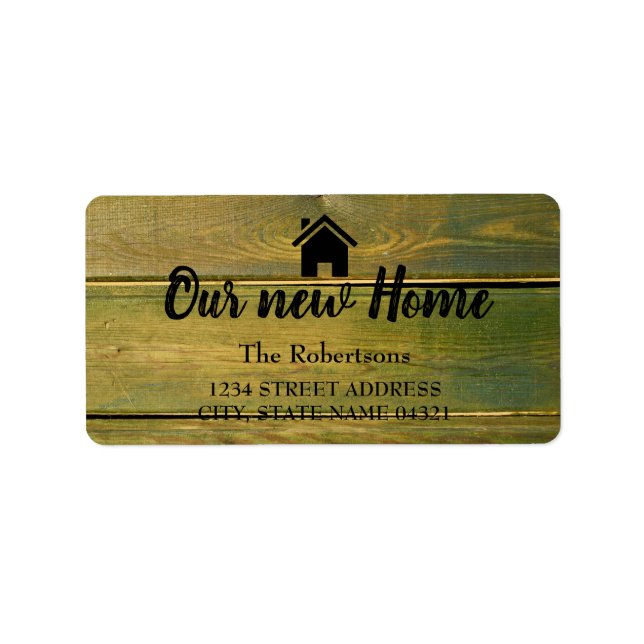 Nossa Nova Etiqueta Home (Frente)