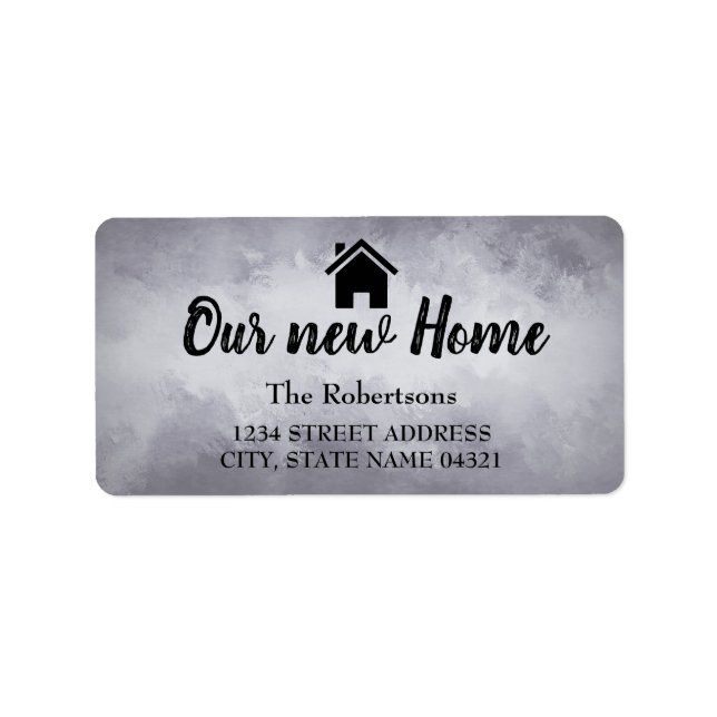 Nossa Nova Etiqueta Home (Frente)