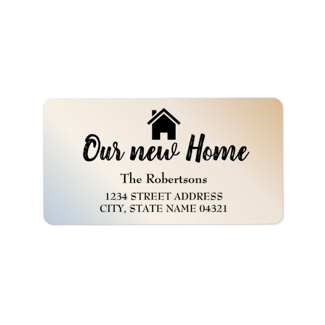 Nossa Nova Etiqueta Home (Frente)