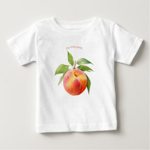 Nossa Pequena Camiseta de Água e Tinta Pêssego