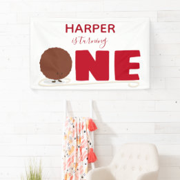 Nossa Pequena Meatball Virando Um primeiro anivers