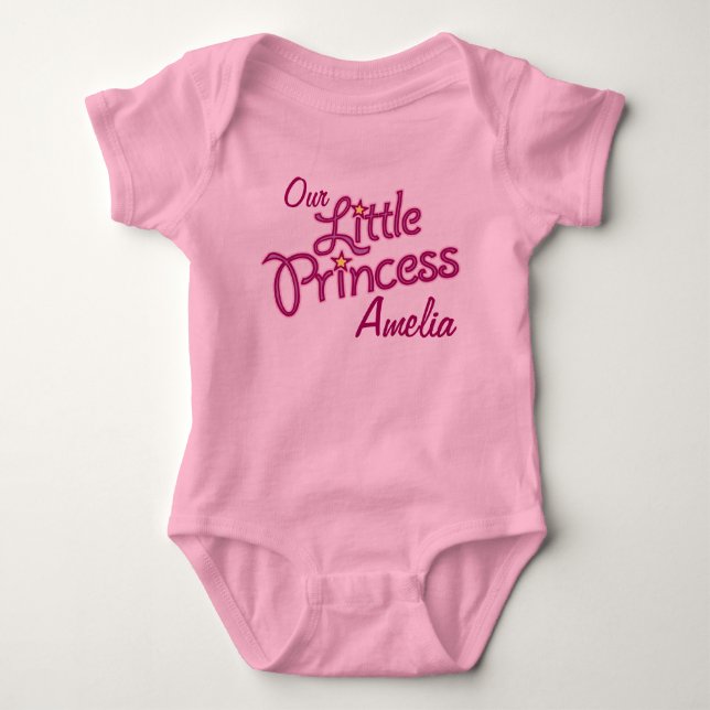 Nossa pequena princesa camiseta t-shirt para menin (Frente)
