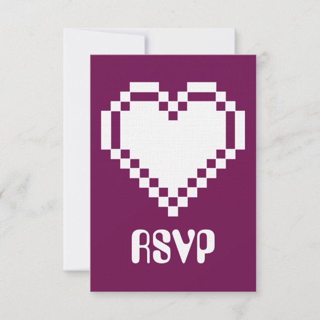Nossa placa RSVP de 8 bits no vinho (Frente)