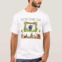 Nossa Primeira Camiseta de Bebê do Dia dos Pais