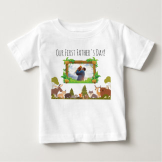 Nossa Primeira Camiseta de Bebê do Dia dos Pais