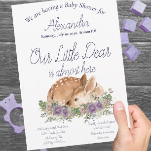 Nossa querida Bebê Floral Roxa