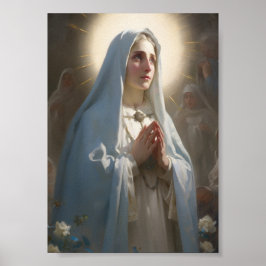 Nossa Senhora, a Mãe Bêndida Mary Impressão