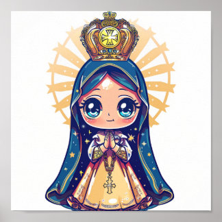 Nossa Senhora Aparecida, Poster do estilo kawaii f