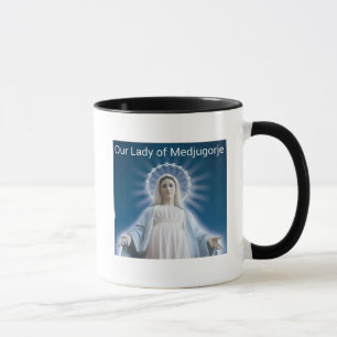 Nossa senhora da caneca de café de Medjugorje