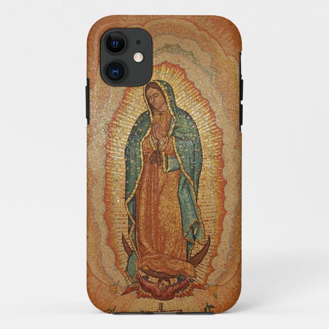 Nossa senhora de capas de iphone de Guadalupe (Verso)