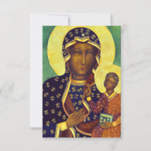 Nossa senhora de Czestochowa Black Madonna Icon Po