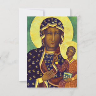 Nossa Senhora de Częstochowa Ícone da Madona Negra