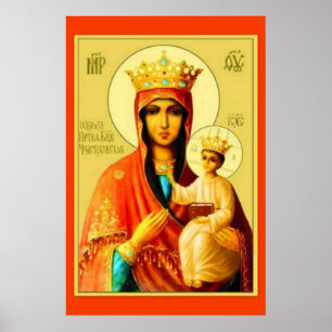 Nossa Senhora de Czestochowa Virgem Maria Poster