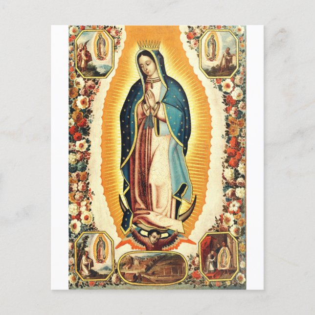 Nossa Senhora de Guadalupe Arte Radiante (Frente)