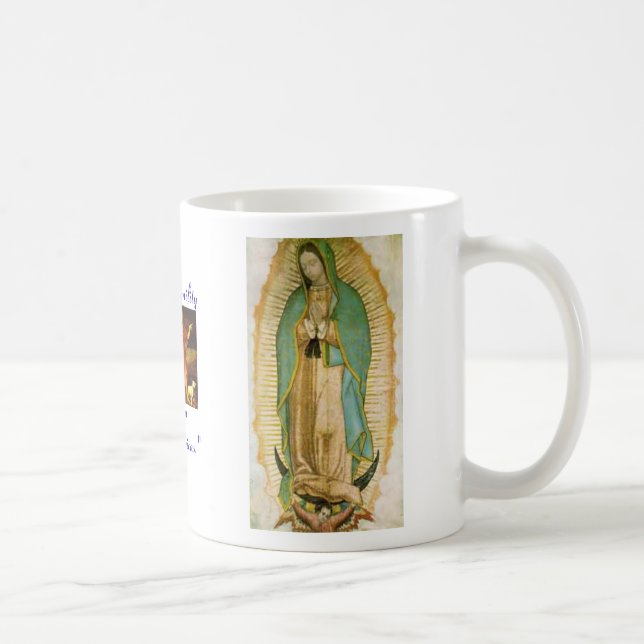 Nossa senhora de Guadalupe - caneca - paróquia (Direita)