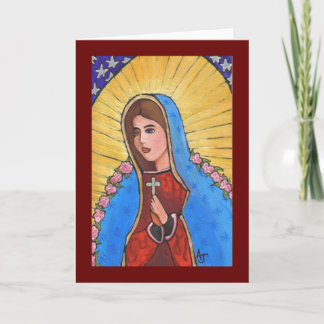Nossa senhora de Guadalupe - cartão