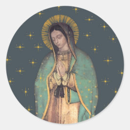 Nossa Senhora de Guadalupe Folhas de Adesivos Redo