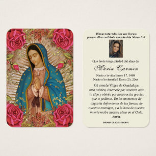 Nossa Senhora de Guadalupe, Funeral Espanhol, Sant