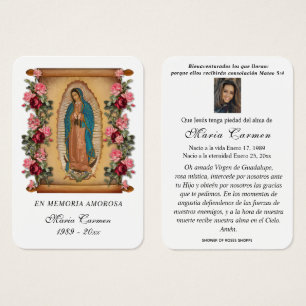 Nossa Senhora de Guadalupe Funeral Espanhola Santa