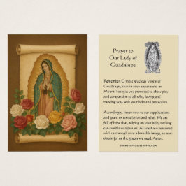 Nossa Senhora de Guadalupe Oração Carta Santa