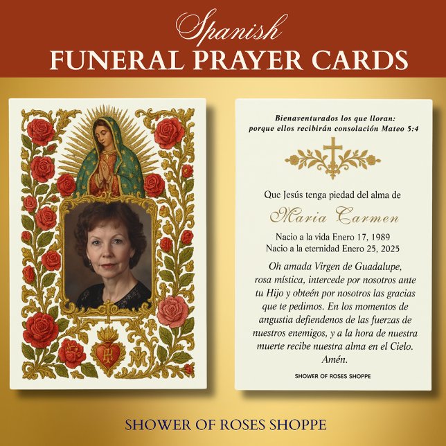 Nossa Senhora de Guadalupe Oração Funeral Espanhol (Criador carregado)