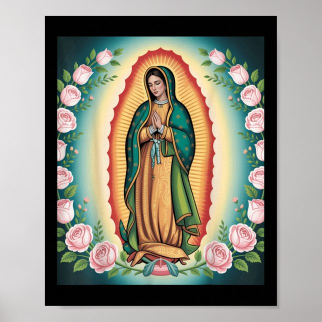 Nossa Senhora De Guadalupe Sant Mary Impressão Tra (Frente)